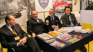 tavolo relatori, da sx Lamborghini, Loi, Zavatti, Manservisi